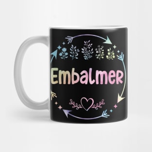 Embalmer cute floral watercolor Mug